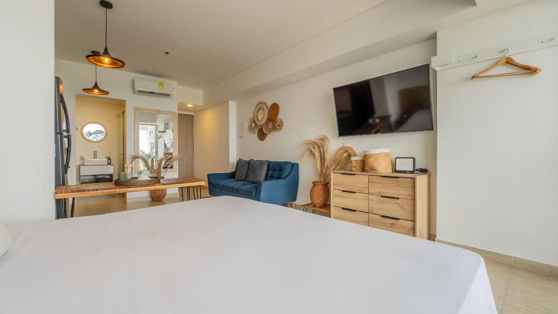Cb1035 | Increíble Boho Natual Cama King Apartamento Cartagena