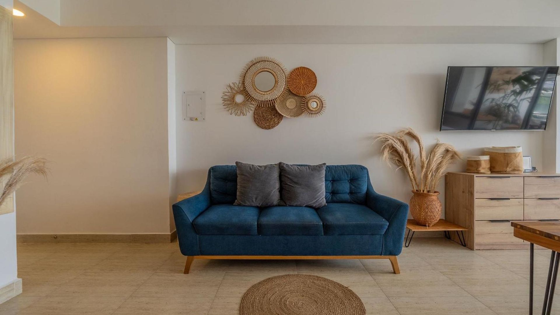 Cb1035 | Increíble Boho Natual Cama King * Cartagena