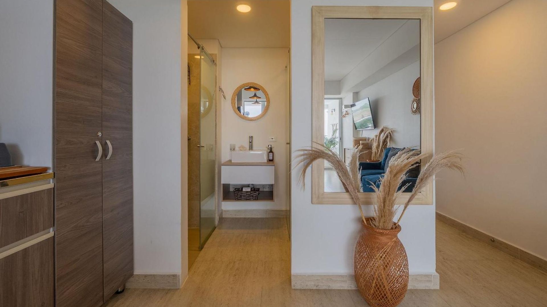 Apartamento Cb1035 | Increíble Boho Natual Cama King