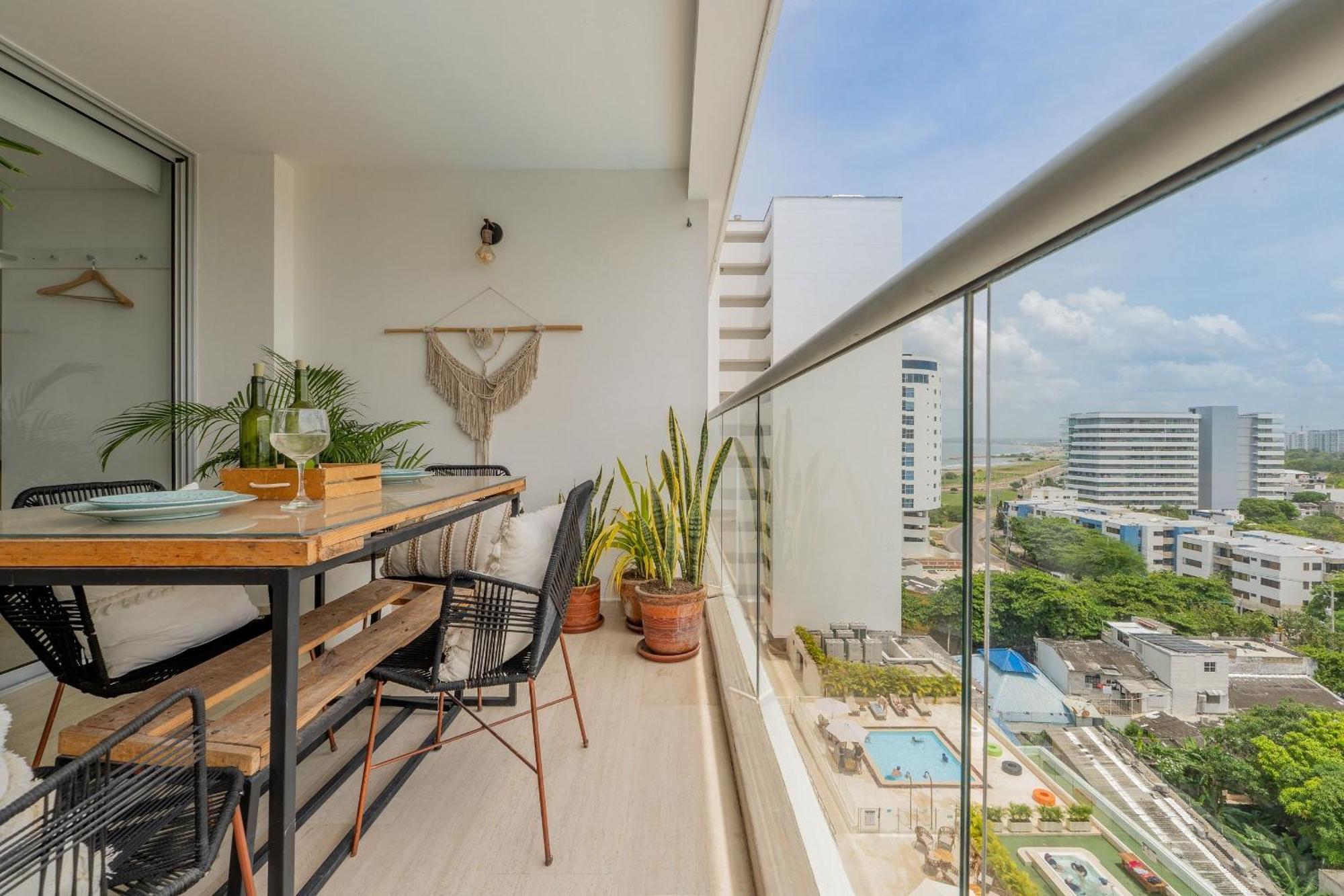 Apartamento Cb1035 | Increíble Boho Natual Cama King